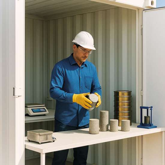 Implantação de Laboratórios em Canteiros de Obra